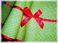 petticoat dress Sandy green-yellow-red