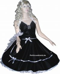 two-in-one dress  - Rockabilly  black - modell 3