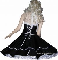 two-in-one dress  - Rockabilly  black - modell 3