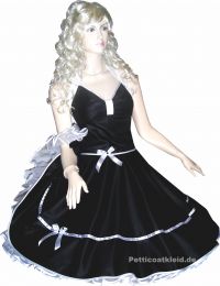 two-in-one dress - Rockabilly  black - modell 1