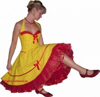 Corsagedress yellow