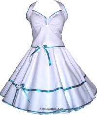 Eleance weddingdress white tourquoise