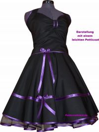 two-in-one dress  - Rockabilly  black - modell 5