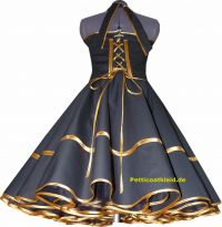 two-in-one dress  - Rockabilly  black - modell 5
