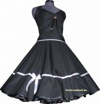 two-in-one dress  - Rockabilly  black - modell 4