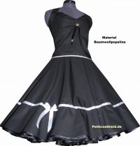 two-in-one dress  - Rockabilly  black - modell 4