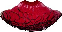 petticoat red 1 layer