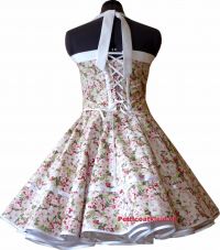 Petticoatdress Sandy Sixties rose flowers