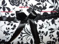 Cocktaildress black roses to petticoat