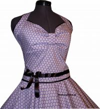 retrodress 2 purple white flowers