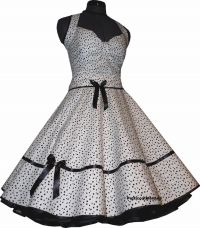 Rockabillydress 2 starheaven white black dots
