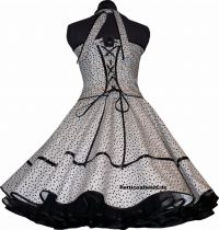 Rockabillydress 2 starheaven white black dots