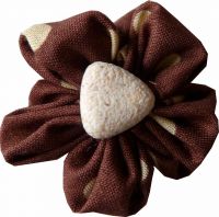 Fabric flower to match dress