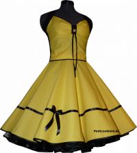 Petticoatdress 2 Sandy yellow and black bearers