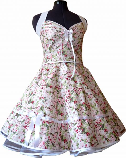Kleid Sandy Sixties rosa Bl�ten