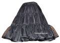 Shiny chiffon light petticoat black