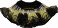 petticoat black-yellow flammed