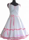 Eleance weddingdress with pinkrose satin ribbon