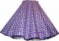 Danceskirt purple dots white 15mm