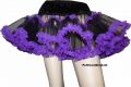 Hot sexy short black petticoat volant purple model 2