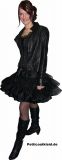 Petticoat Organdy short black Gothic