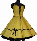 Kleid Sandy gelb-schwarz uni Modell 2