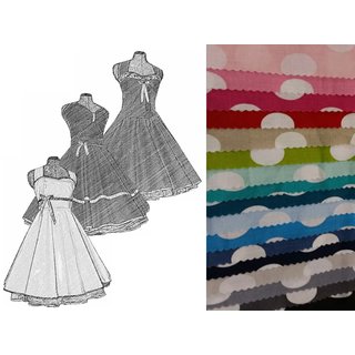 50er Petticoatkleid neu Punkte verschiedene Modelle und Farben