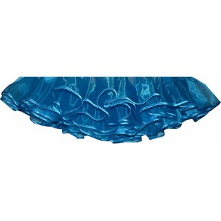  Petticoat Glanzorgandy trkis blau Unterrock Rschenrock