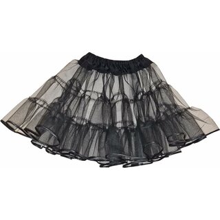 Petticoat schwarz einlagig
