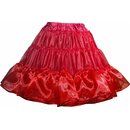 Petticoat rot Organdy Organza volumins Unterrock...