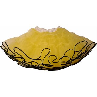 Petticoat gelb einlagig Tll zitronella standhaft