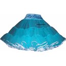 Petticoat trkisblau oder trkisgrn volumins
