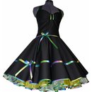 Elegantes Tanzkleid Kleid  zum Petticoat grafitty grn