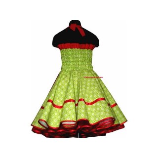 Kinder Mädchen 50er Petticoat Tanz Einschulung Kleid mit Stoff nach Wahl