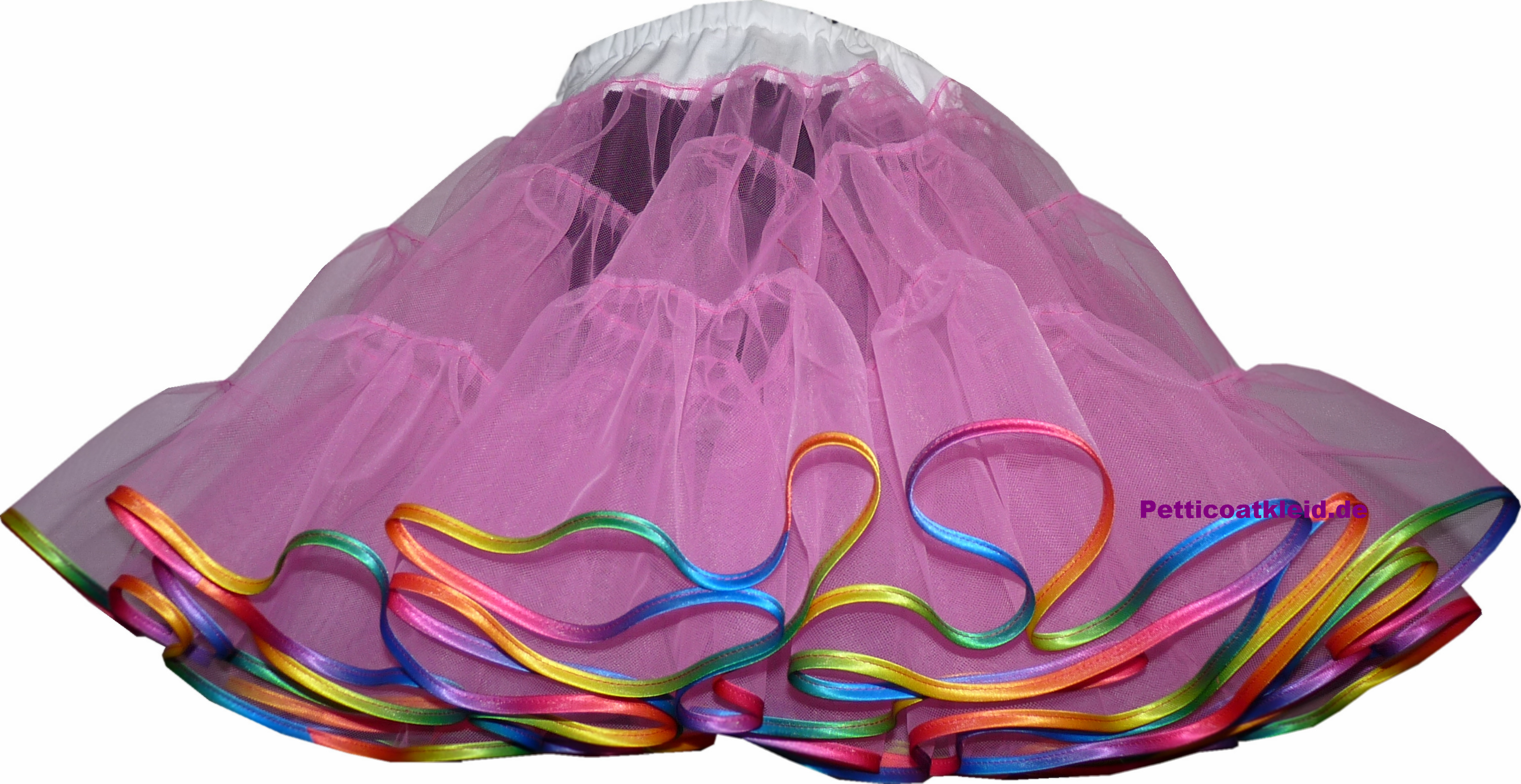 Petticoat pink regenbogen farbig
