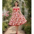 Vintage Kleider Blumen