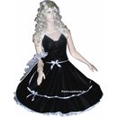 Rockabilly Kleid schwarz Petticoat mit Farbwahl Model2