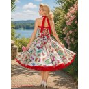 Romantisches buntes Petticoatkleid mitSchmetterlingen zum...