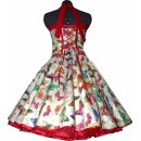Romantisches buntes Petticoatkleid mitSchmetterlingen zum Petticoat Butterfly