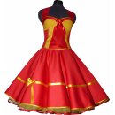 50er Petticoatkleid einfarbig viele Farben Korsage Jugendweihe Abiball