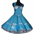 50er Petticoatkleid einfarbig viele Farben Korsage Jugendweihe Abiball
