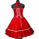 50er Petticoatkleid einfarbig viele Farben Korsage Jugendweihe Abiball