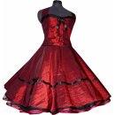 Taftkleid 50er Jahre zum Petticoat große Farbwahl 2 Modelle