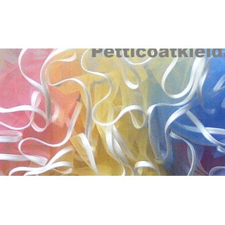Petticoat dreifarbig geflammt mit Farbwahl