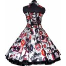 Petticoatkleid Korsage Kussmund Kiss Lipstick zum Petticoat