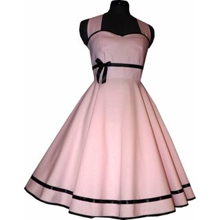  50er Jahre Tanzkleid rosa uni einfarbig zum Petticoat 36