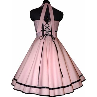  50er Jahre Tanzkleid rosa uni einfarbig zum Petticoat 36