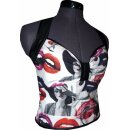 50er Petticoatkleid  Kussmund Kiss Lipstick zum Petticoat
