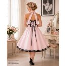 50er Jahre Tanzkleid uni rosa hellblau zum Petticoat