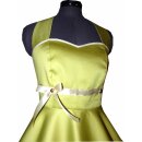 50er Jahre Kleid Tanzkleid uni olivgrün zum...